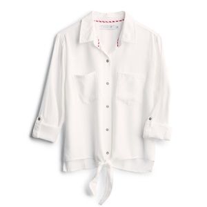 NWT Billy T Wellina tie detail top. Size XS